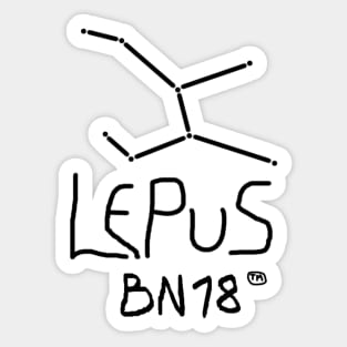 Lepus Constellation by BN18 Sticker